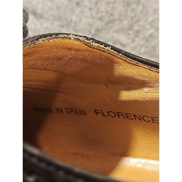 Mezlan Florence Shoes Mens Size 10 W Black Leather Cap Toe Dress Oxford Spain‎ main image 6